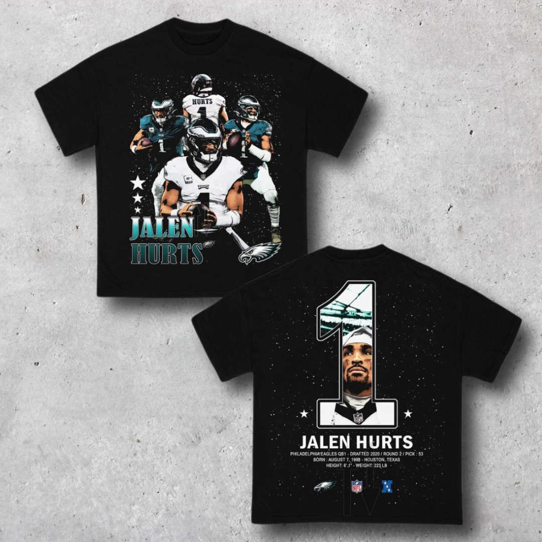 Philadelphia Eagles Jalen Hurts ICON Graphic T-Shirt