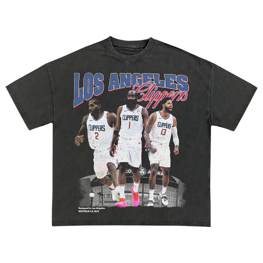 Los Angeles Clippers 'Big 3' Russell Westbrook Vintage Graphic T-Shirt