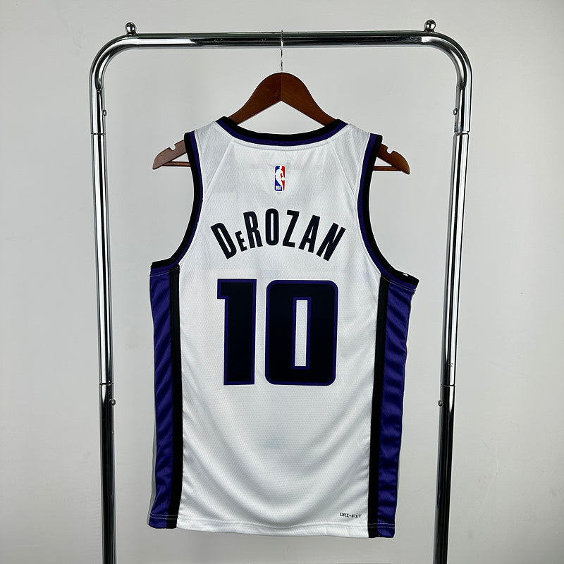 Demar Derozan #10 Sacramento Kings NBA WHITE Association Edition 2024-25 Swingman Jersey