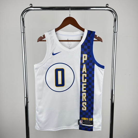 Tyrese Haliburton #0 Indiana Pacers NBA CITY Edition 2020-21 Swingman Jersey