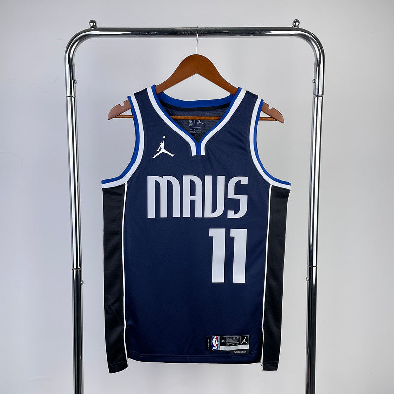 Kyrie Irving #11 Dallas Mavericks Away Navy NBA Jordan Swingman Jersey