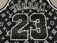 Load image into Gallery viewer, Michael Jordan #23 Louis Vuitton LV Chicago Bulls BLACK NBA Swingman Jersey
