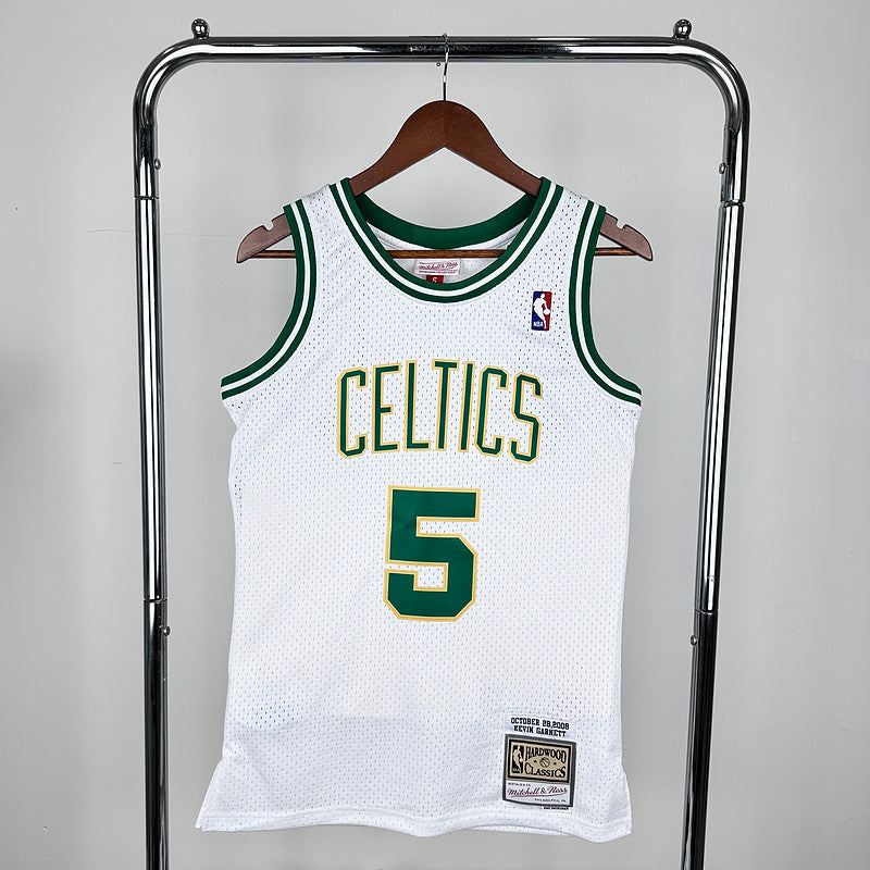 Kevin Garnett #5 Boston Celtics NBA Swingman Jersey Vintage Throwback Edition