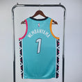 Load image into Gallery viewer, Victor Wembanyama #1 San Antonio Spurs Sky Blue Swingman Jersey
