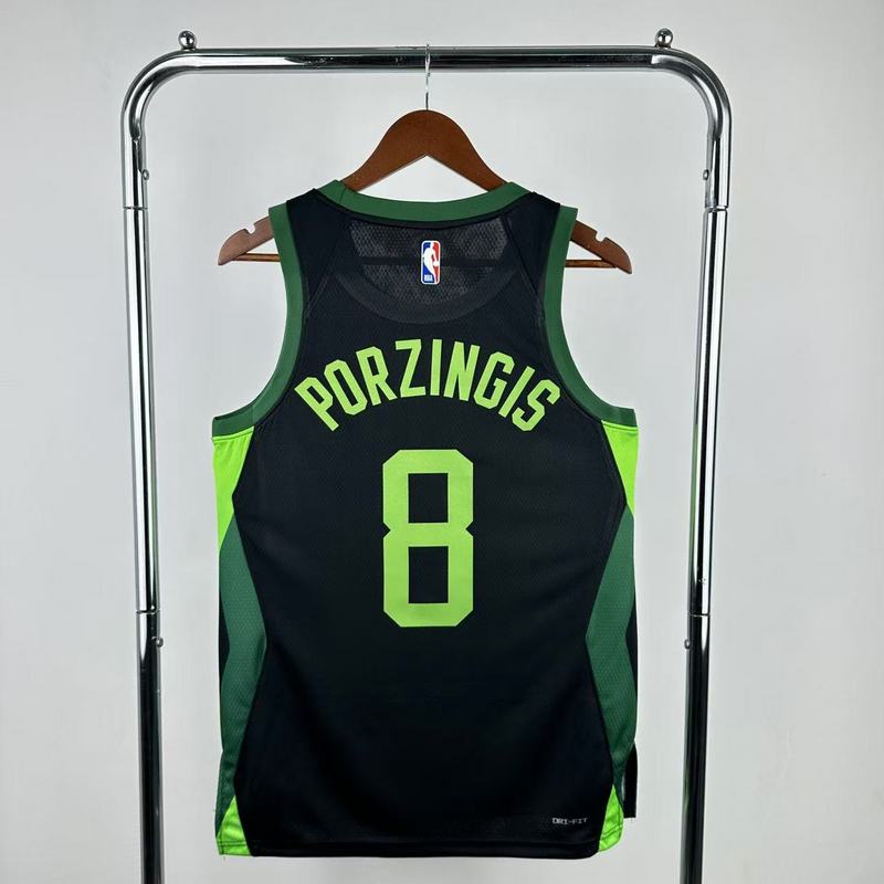 Kristaps Porziņģis #8 Boston Celtics NBA 2024-25 City Edition Swingman Jersey