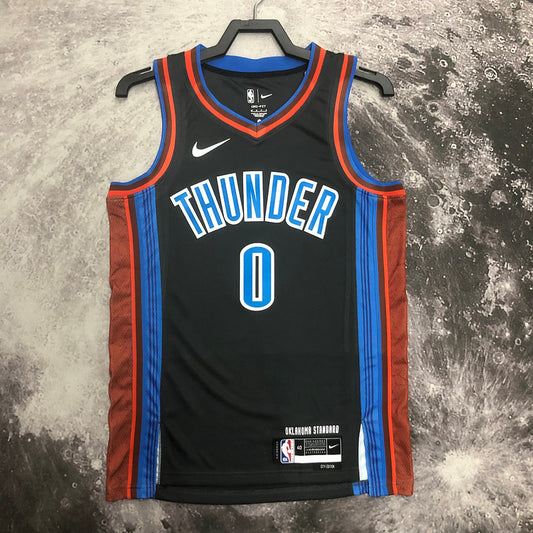 Russell Westbrook #0 OKC Oklahoma City Thunder NBA Swingman Jersey