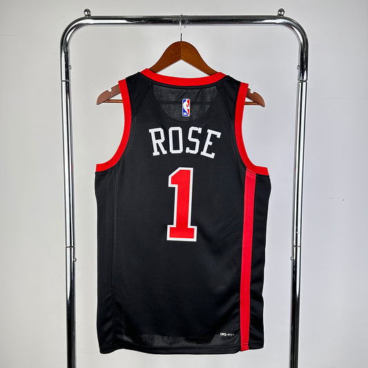 Derrick Rose #1 Chicago Bulls NBA 2023-24 City Edition Swingman Jersey