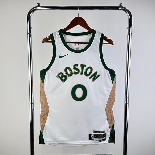 Jayson Tatum #0 Boston Celtics NBA 2024 City Edition Jersey