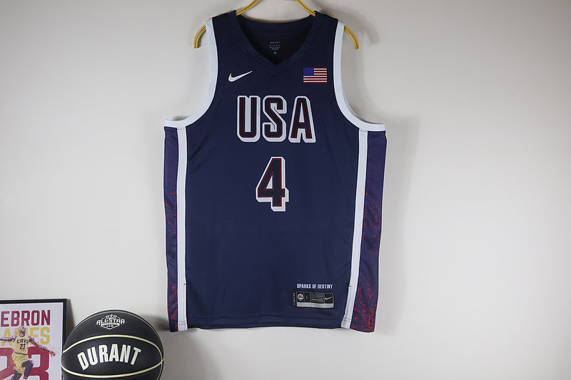 Steph Curry #4 Team USA Olympics NBA Swingman Jersey - Golden