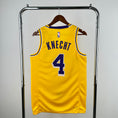 Load image into Gallery viewer, Dalton Knecht #4 Los Angeles Lakers NBA ICON Edition 2024-25 Swingman Jersey
