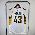 Load image into Gallery viewer, Pascal Siakam #43 Indiana Pacers NBA White Association Edition Swingman Jersey
