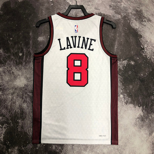 Zach Lavine #8 Chicago Bulls NBA Standard City Edition Swingman Jersey