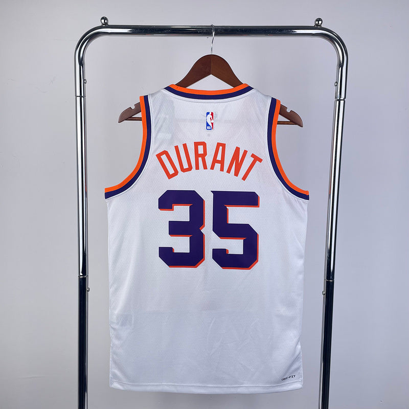 Kevin Durant #35 Phoenix Suns NBA White Association Edition 2024-25 Swingman Jersey