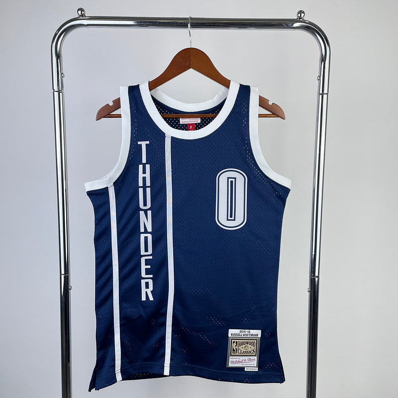 Russell Westbrook #0 Oklahoma City Thunder City Edition NBA Swingman Jersey