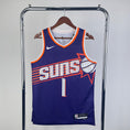 Load image into Gallery viewer, Devin Booker #1 Phoenix Suns NBA Purple Icon Edition 2024-25 Swingman Jersey
