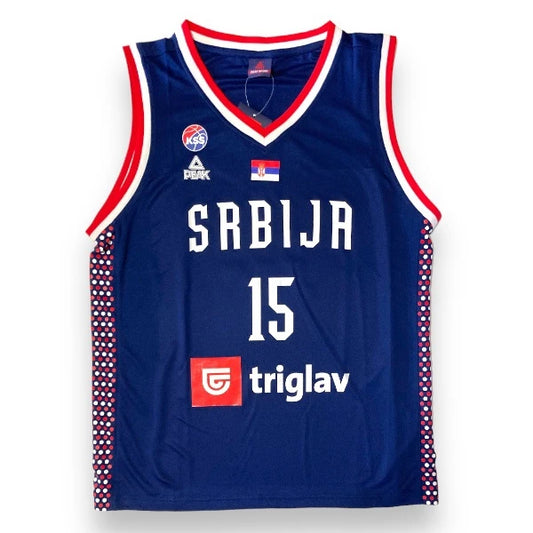 Nikola Jokić Serbia Olympics 2024 Standard Swingman Official Jersey